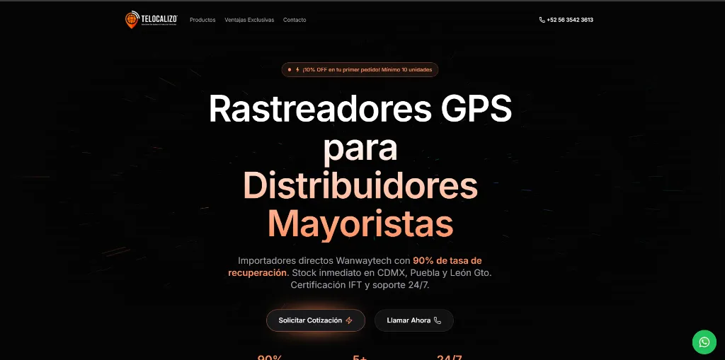 Telocalizo MX — Proyecto de Web desarrollado por Autonomek